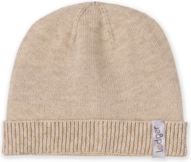 Lodger Merino-Mützchen beige 0–6 Monate