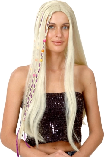 Kinderperücke blond mit langen Haaren