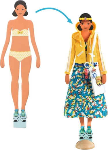 Austauschbare Kleidung und Accessoires