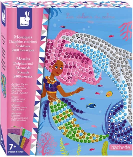 Janod Mosaik Meerjungfrauen und Delfine Maxi