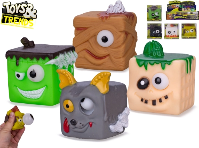 Brainboooom Monster – Dehnwürfel 6 × 6 cm