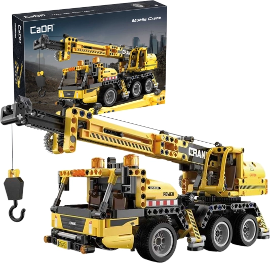 CaDA mobiler Kran als Bausatz mit 658 Teilen