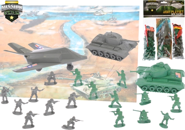 Mission Control Mini-Soldaten-Set mit Zubehör