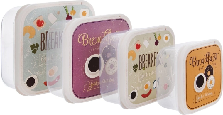 Snackboxen Child Breakfast, Set 4 Stk.