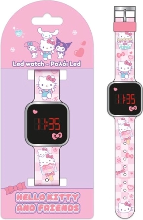 Digitale LED-Kinderuhr Hello Kitty