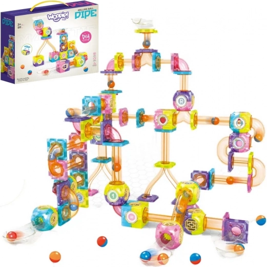Woopie magnetische Kugelbahn mit 89 Teilen