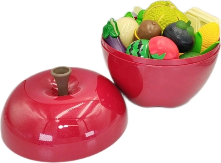 Apfel als Box und Schüssel