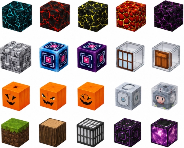Pixel-Fantasy-Design mit einzigartigen Drucken