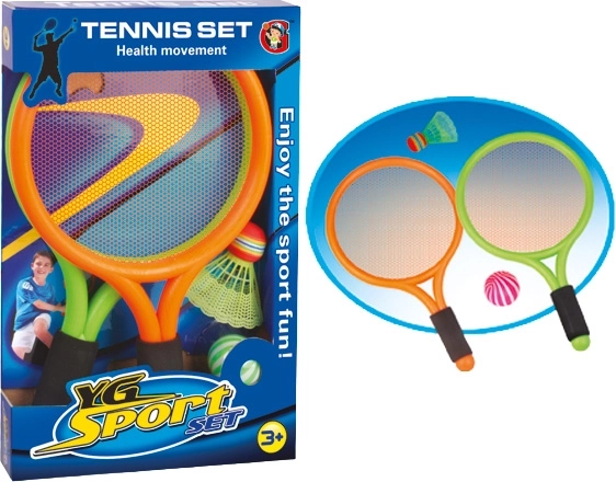 Kinder-Set für Tennis und Badminton 39 cm