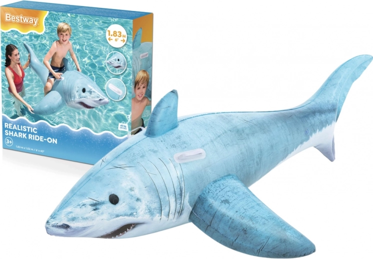 Aufblasbarer Schwimmhai 183 × 102 cm BESTWAY