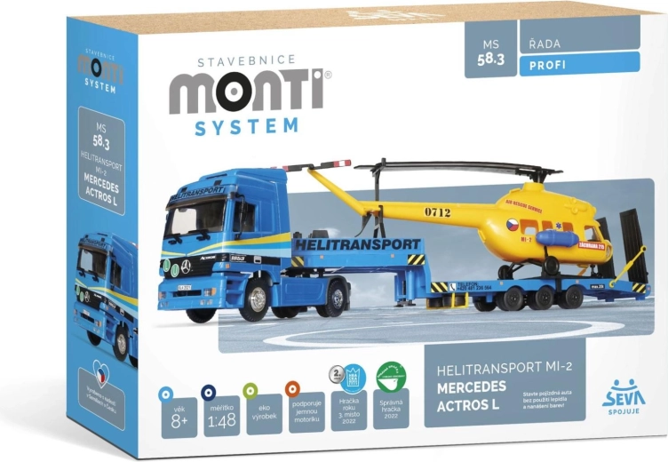 SEVA Monti System Helitransport MI-2 Mercedes Actros L Bausatz