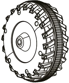 New Holland Trettraktor mit Frontanhänger