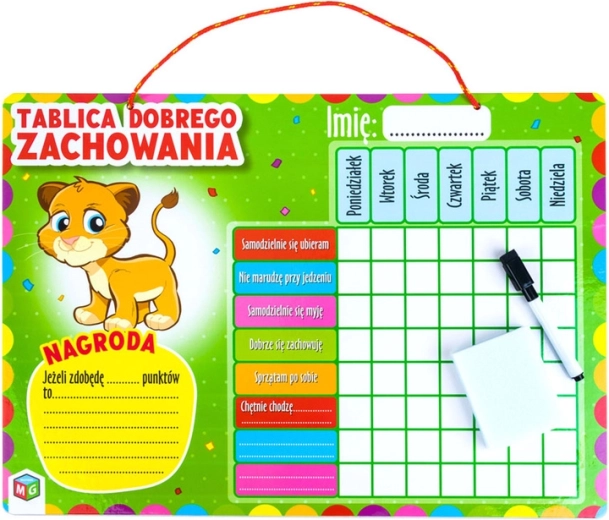 Tafel für gutes Verhalten MULTIGRA
