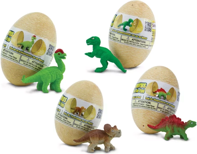 Safari Ltd. Set Dino-Eier mit Dino-Babys (4 Stk.)
