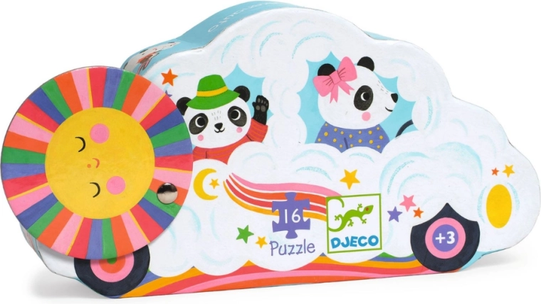 Djeco Puzzle Wolkenauto (16 Teile)