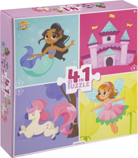 Puzzle Märchenwelt 4-in-1 (4, 6, 9, 12 Teile)