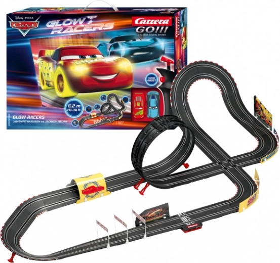 Carrera GO Autorennbahn Disney Cars Glow 6,2 m