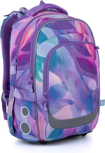 Schulrucksack TOPGAL Lori – pastellfarbene Wellen