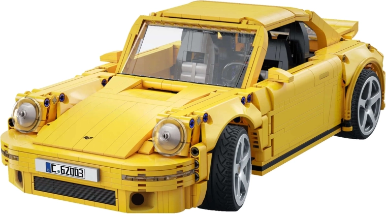 Ikonisches Design des RUF CTR Yellowbird im Maßstab 1:12