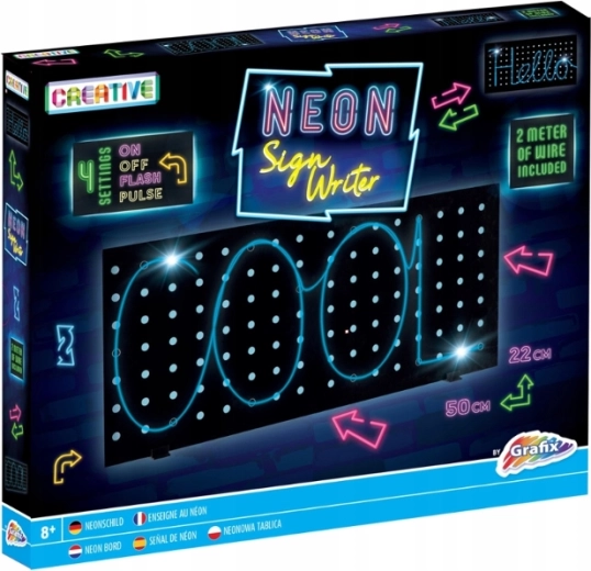 Leuchtendes Neonschild mit LED-Draht