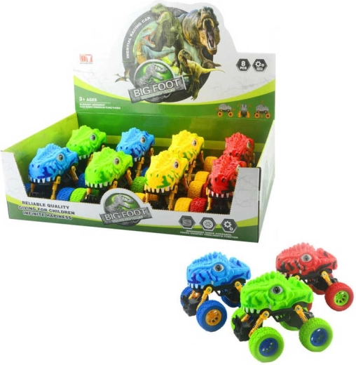 Geländewagen Dino mit großen Rädern mit Schwungradantrieb – 1 Stück