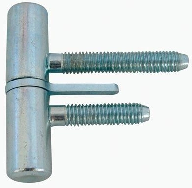 Türband 60 mm mit Schraube und Nagel, blau verzinkt