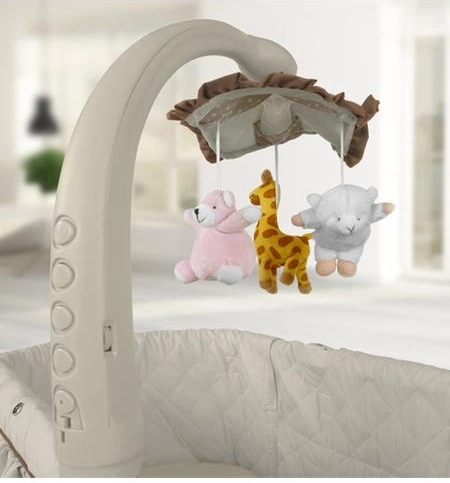 Beruhigendes Mobile mit Melodien, Licht und Vibrationen