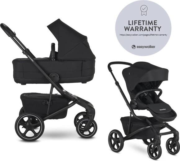Easywalker Jimmey 2-in-1 Kombikinderwagen Pepper Black LITE RWS