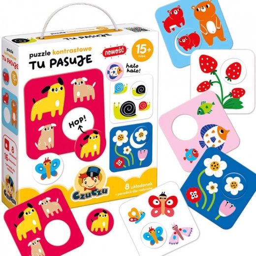 Kontrast-Puzzle CzuCzu Passt Hier