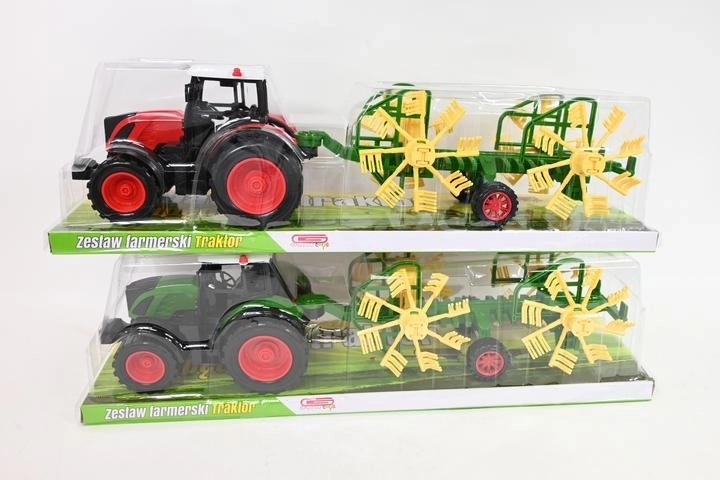 Traktor mit landwirtschaftlicher Maschine – Bauernhof-Set für Kinder