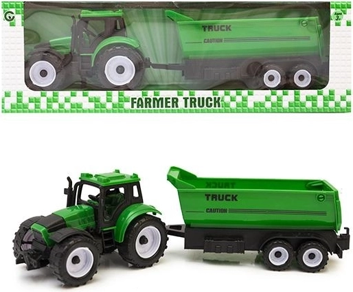 Traktor mit Anhänger - 1 Stück