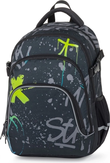 Schulrucksack Oxy Scooler Graffiti Blue