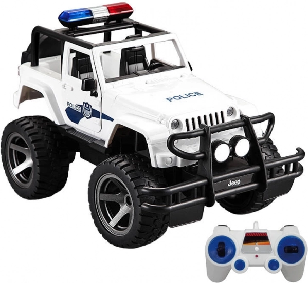 Ferngesteuertes Polizeiauto Jeep 1:12 Double Eagle
