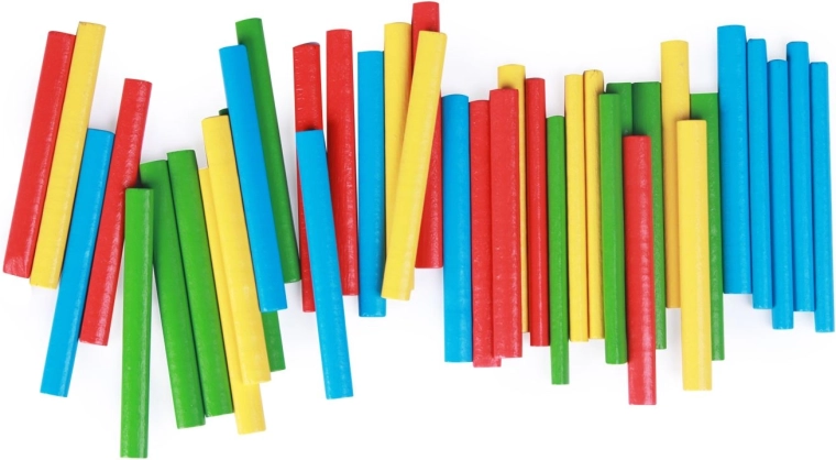 Bunte Rechenstäbchen
