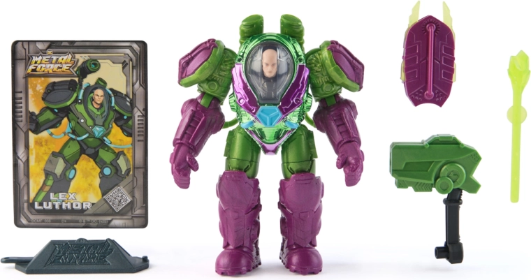 Sammlerpräsentation mit Charakterkarte