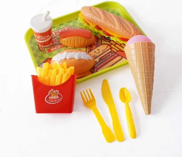 Alles auf einem Tablett für ein komplettes Festmahl