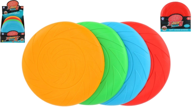 Silikon-Wurfscheiben – Set mit 8 Stück, 4 Farben