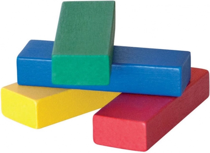 Bunte Holzteile