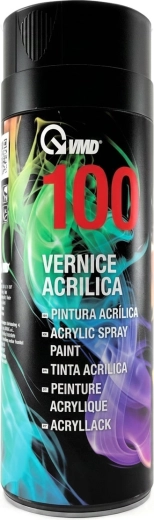 Acryllack als Spray für Metall, Kunststoff und Holz, 400 ml, mattweiß