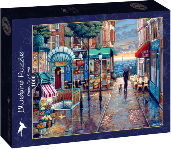 Bluebird Puzzle „Spaziergang an einem regnerischen Tag“ 1000 Teile