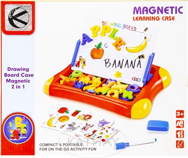 Magnettafel 2 in 1 – Buchstaben und Tiere - 1 Stück
