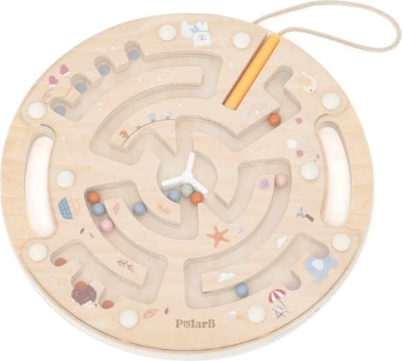 Magnetisches Holzlabyrinth PolarB von Viga Toys