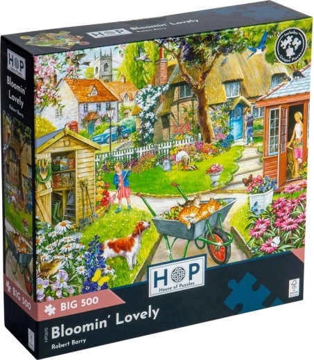500 große Teile für bequemes Puzzeln