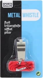 Metall-Sportpfeife mit Band