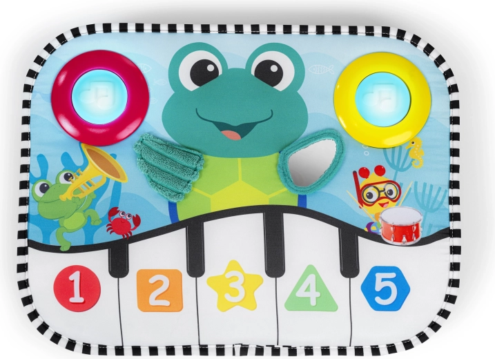 Baby Einstein Musik-Spielmatte für Bettchen und Boden 2-in-1 Neptune's Kick & Explore