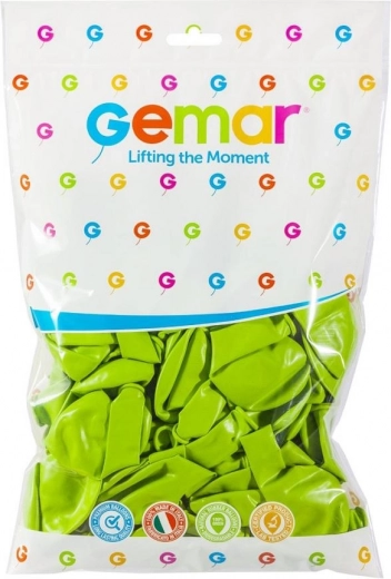Pastell-pistazienfarbene Luftballons 26 cm – GODAN (100 Stk)