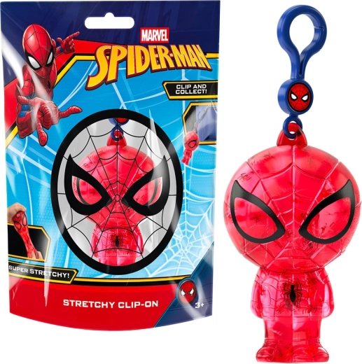 Marvel Spider-Man Quetschanhänger mit Clip – 1 Stück
