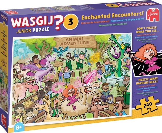 Jumbo Wasgij Junior 3: magische Begegnung – Puzzle mit 240 Teilen
