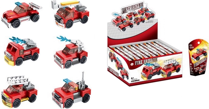 Feuerwehrfahrzeug-Bausatz - 1 Stück
