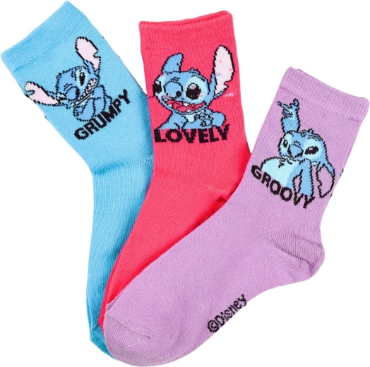 Disney Lilo & Stitch Kinder-Socken Stitch (6 Paar) – Größe: 31–34